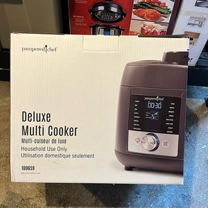 Brand New Pampered Chef Deluxe Multi Cooker